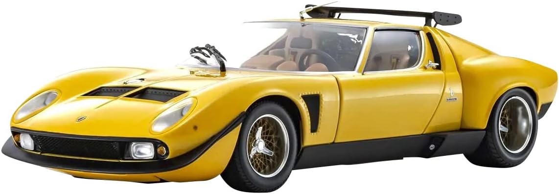 Lamborghini - Kyosho 京商 1/18 ミニカー ダイキャストモデル 1975年モデル ランボルギーニ Lamborghini Miura SVR 1975 イエロー
