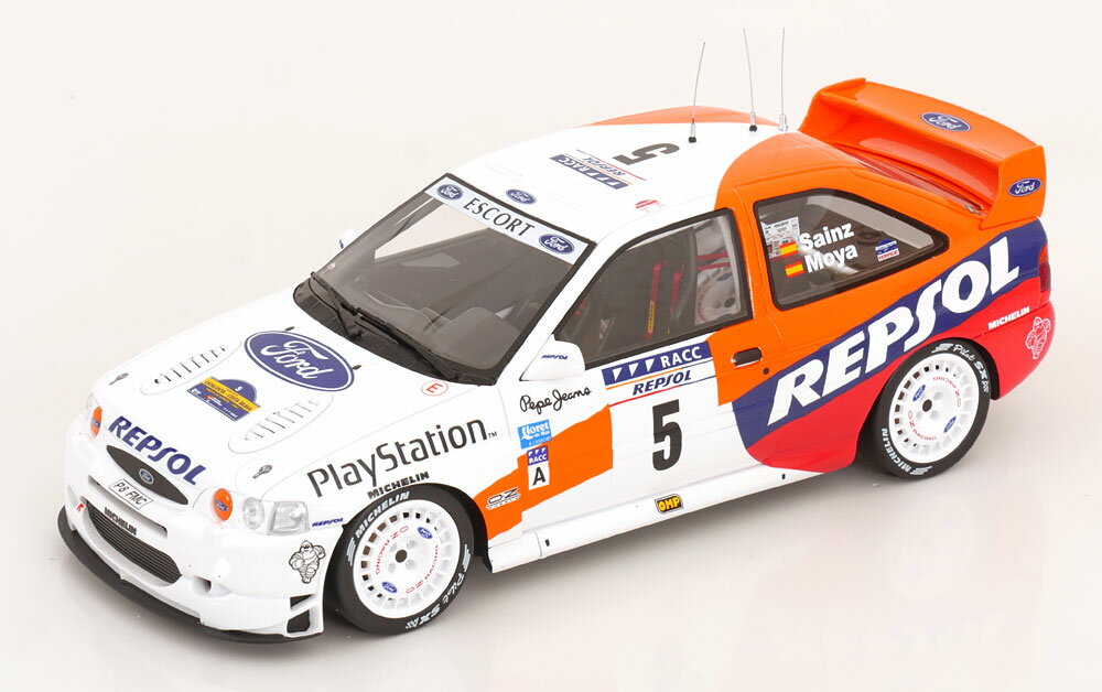 Rakuten - Otto Mobile otm1179 オットモビル 1/18 ミニカー レジン プロポーションモデル 1997年ラリー・カタルーニャ 第10位 FORD ENGLAND - ESCORT WRC TEAM REPSOL No.5 10th RALLY CATALUNYA 1997 CARLOS SAINZ - LUIS MOYA
