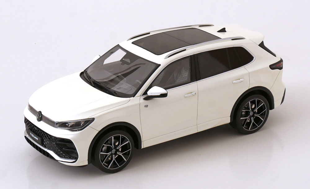 Rakuten - OttO Mobile otm1219 オットモビル 1/18 ミニカー レジン・プロポーションモデル 2024年モデル フォルクスワーゲン VOLKSWAGEN - TIGUAN E TSi R-LINE 2024 ホワイト