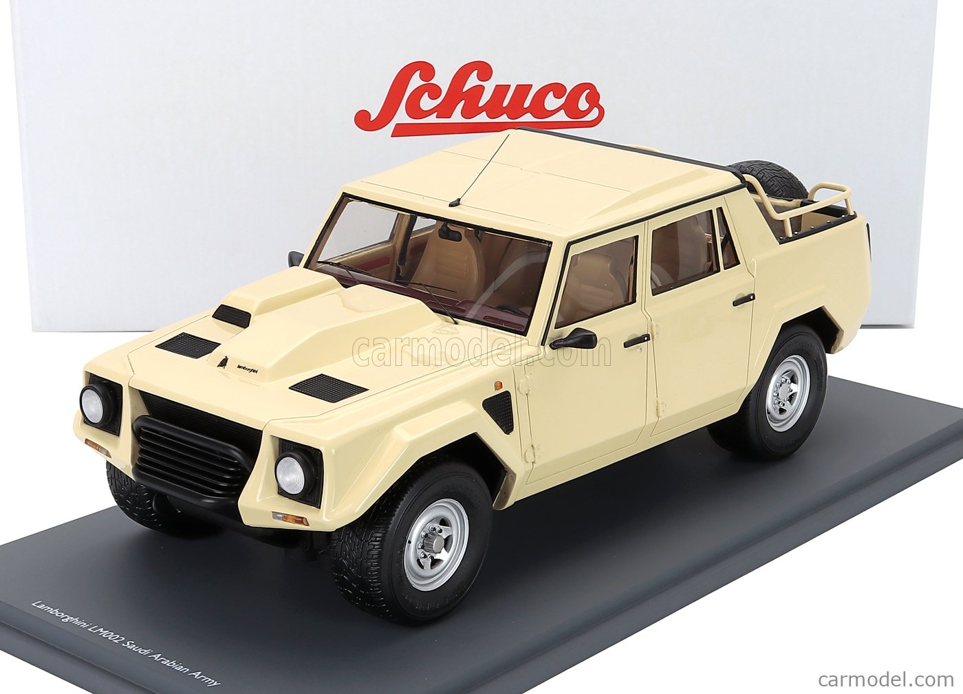 Lamborghini - Schuco シュコー 1/18 ミニカー レジン プロポーションモデル 1990年モデル ランボルギーニ Lamborghini LM 002 サンドカラー