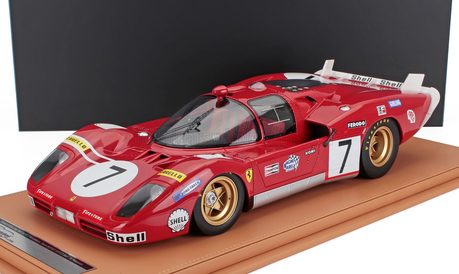 Other - Tecnomodel テクノモデル 1/12ミニカー レジン プロポーションモデル 1970年ルマン24時間 フェラーリ FERRARI - 512S 5.0L V12 TEAM SEFAC SPA FERRARI No.7 24h LE MANS 1970 DEREK BELL - RONNIE PETERSON