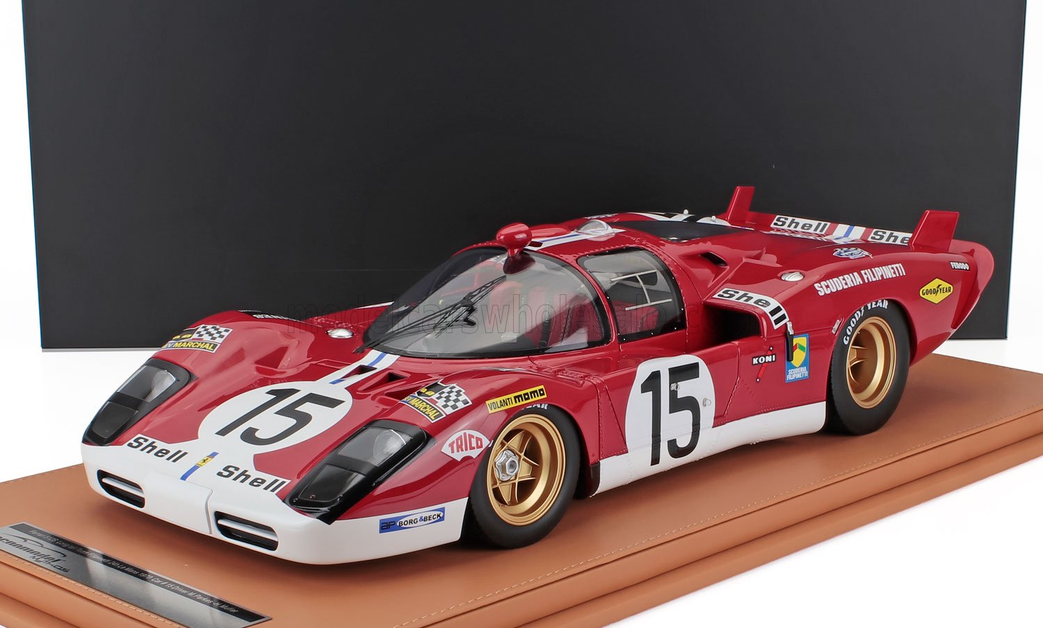 Other - Tecnomodel テクノモデル 1/12ミニカー レジン プロポーションモデル 1970年ルマン24時間 フェラーリ FERRARI - 512S 5.0L V12 TEAM SCUDERIA FILIPINETTI No.15 24h LE MANS 1970 MIKE PARKES - HERBERT MULLER