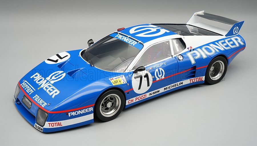 Rakuten - Tecnomodel テクノモデル 1/18 ミニカー レジン プロポーションモデル 1982年ルマン24時間 フェラーリ FERRARI - 512BB LM 4.9L TEAM CHARLES POZZI JMS RACING No.71 24h LE MANS 1982 CLAUDE BALLAUT LENA - JEAN CLAUDE ANDRUET - HERVE REGOUT