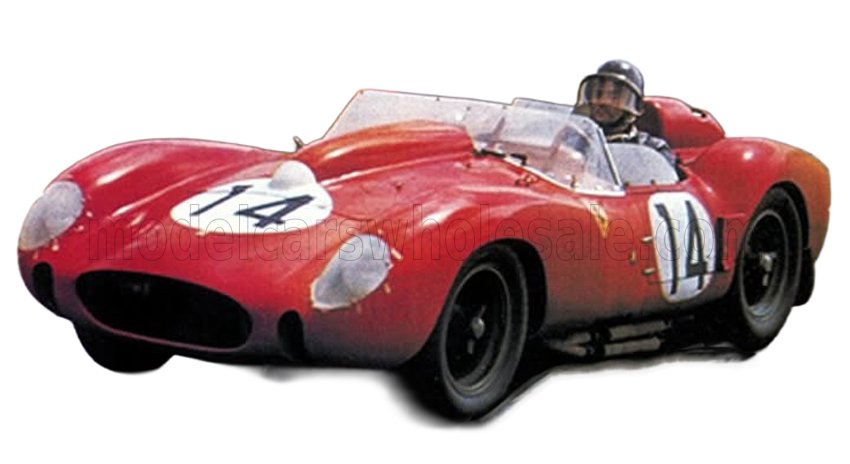 Other - Top Marques トップマルケス 1/12 ミニカー レジン プロポーションモデル 1958年ルマン24時間 優勝モデル フェラーリ FERRARI - 250 TR TESTAROSSA 3.0L V12 SPIDER TEAM SCUDERIA FERRARI No.14 WINNER 24h LE MANS 1958 OLIVIER GENDEBIEN - PHIL HILL 汚れ仕様