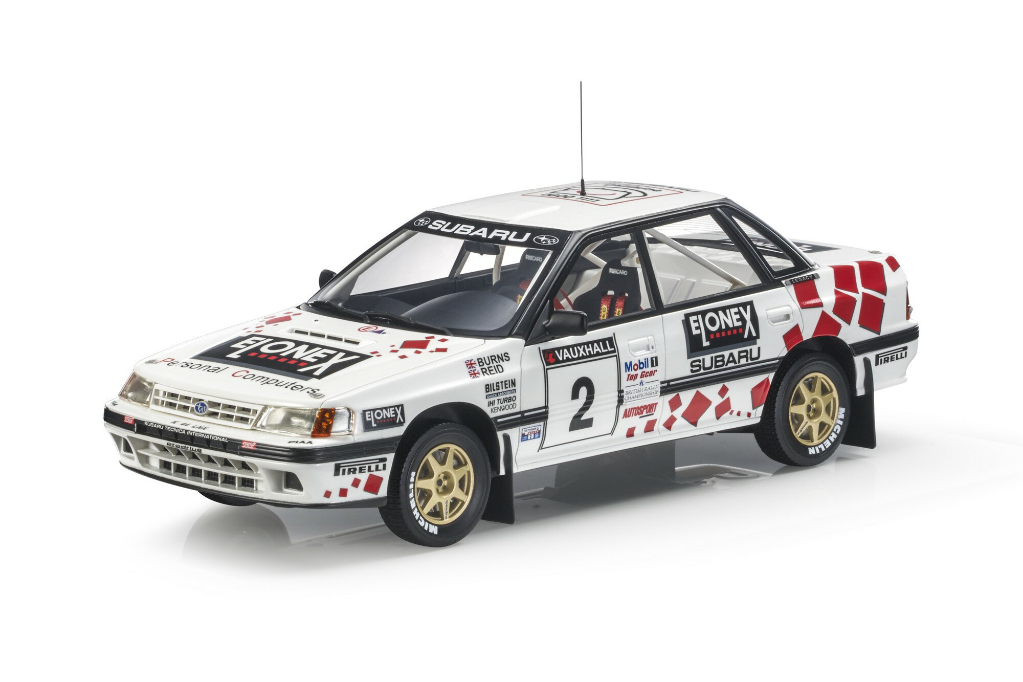 Top Marques トップマルケス 1/18 ミニカー レジン プロポーションモデル 1993年英国ラリー 優勝モデル スバル SUBARU - LEGACY RS No.2 WINNER BRITISH RALLY 1993 RICHARD BURNS - ROBERT REID