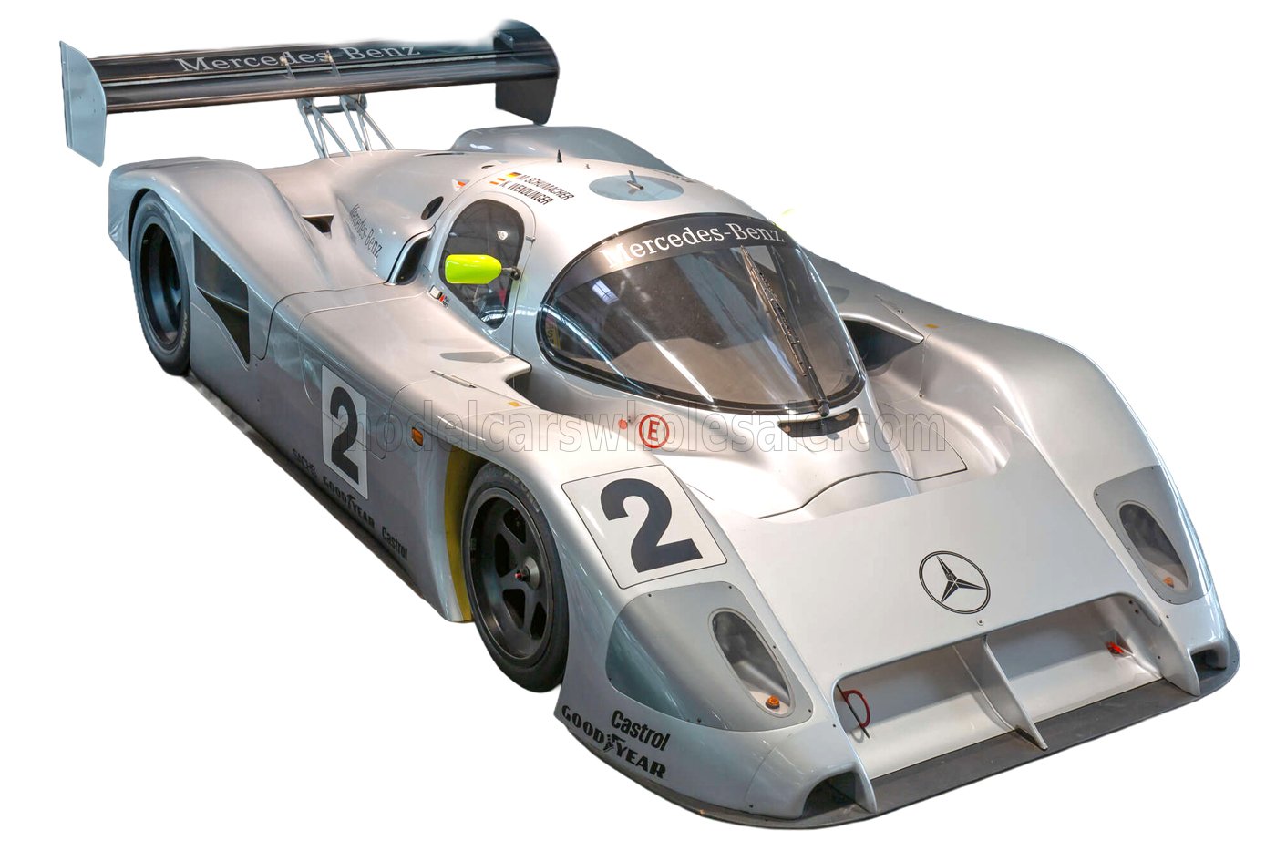 Top Marquesトップマルケス 1/18 ミニカーレジン プロポーションモデル 1991年430KM オートプラス 優勝モデル メルセデスベンツ MERCEDES BENZ - C291 C11 5.0L V8 TWIN TURBO TEAM SAUBER No.2 WINNER 430Km AUTOPOLIS 1991 MICHAEL SCHUMACHER - KARL WENDLINGER 汚れ仕様