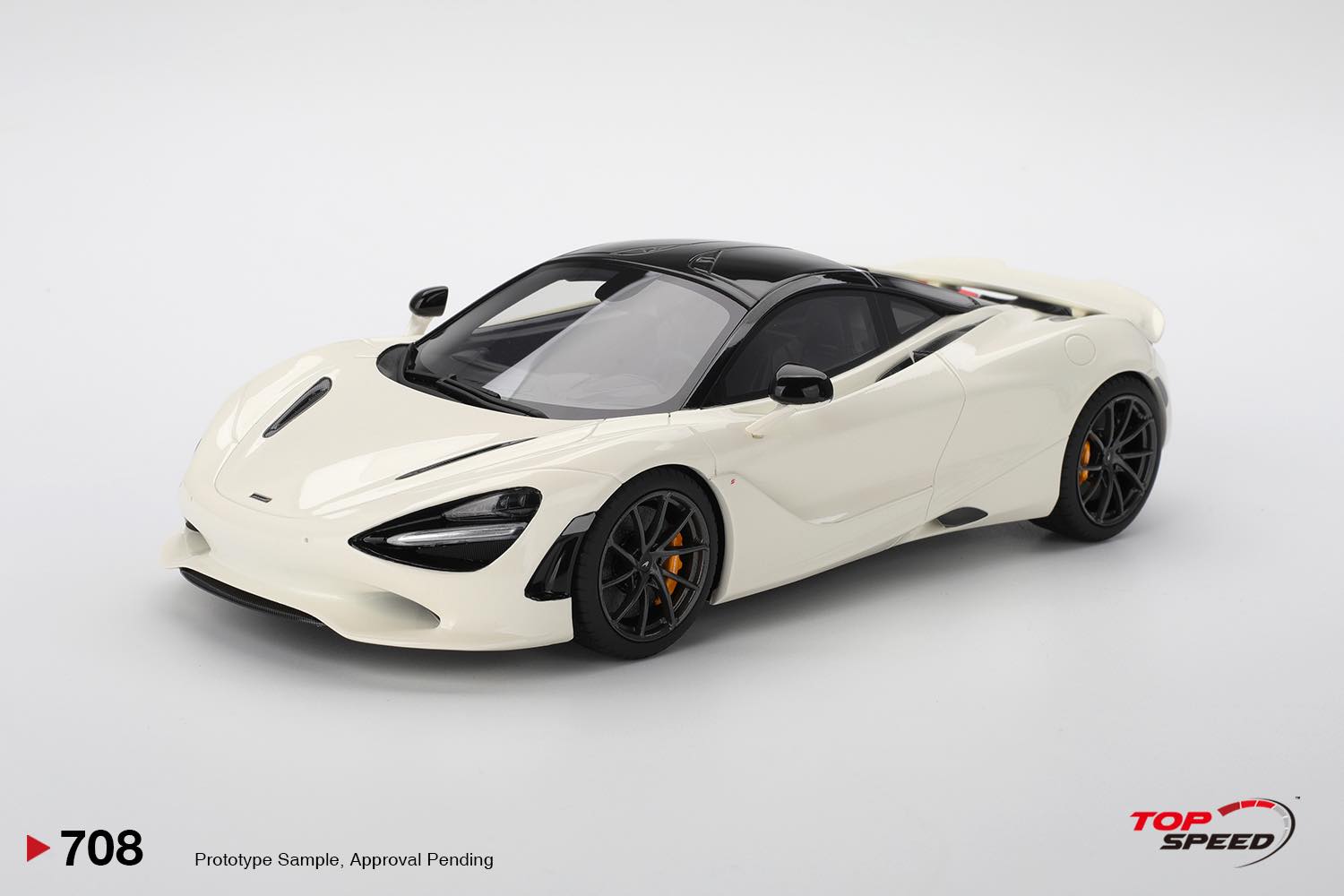 MacLaren - Top Speed 1/18 ミニカー レジン プロポーションモデル 2024年モデル グランプリ マクラーレン McLAREN - 720S 2024 ホワイト