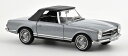 Norev ノレヴ 1/18 ミニカー ダイキャストモデル 1963年モデル メルセデスベンツ MERCEDES BENZ - SL-CLASS 230SL (W113) 1963 グレーメタリック