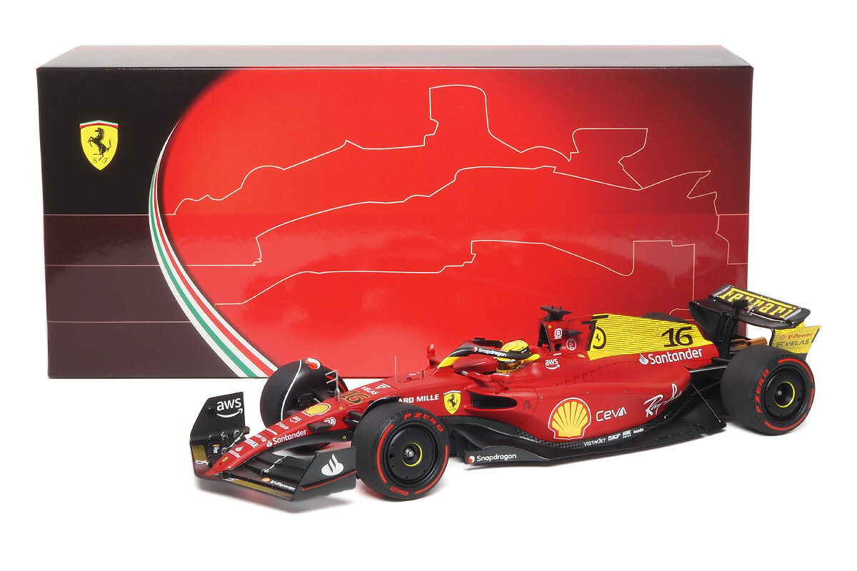 BBR 1/18 ミニカー ダイキャストモデル 2022年9月モンツァ・イタリアGP ポールポジション 第2位 フェラーリ FERRARI - F1-75 SCUDERIA FERRARI No.16 2nd MONZA GP ITALY (POLE POSITION) 2022 CHARLES LECLERC