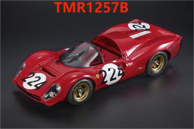 Top Marques トップマルケス 1/12 ミニカー レジン プロポーションモデル 1967年タルガフローリオ フェラーリ FERRARI - 330P4 4.0L V12 SPIDER TEAM SPA FERRARI SEFAC No.224 TARGA FLORIO 1967 N.VACCARELLA - L.SCARFIOTTI