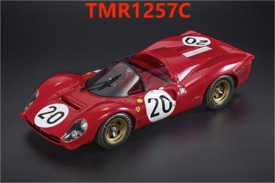 Top Marques トップマルケス 1/12 ミニカー レジン プロポーションモデル 1967年ルマン24時間 フェラーリ FERRARI - 330P4 4.0L V12 SPIDER TEAM SPA FERRARI SEFAC No.20 24h LE MANS 1967 C.AMON - N.VACCARELLA