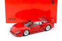 再生産決定 Kyosho 京商 1/18 ミニカー ダイキャストモデル 1987年モデル フェラーリ Ferrari F40 Red Hi-end Diecast Full Openings