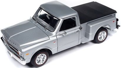 Autoworld オートワールド 1/18 ミニカー ダイキャストモデル 1968年モデル シボレー CHEVROLET C10 Pickup Stepside シルバー