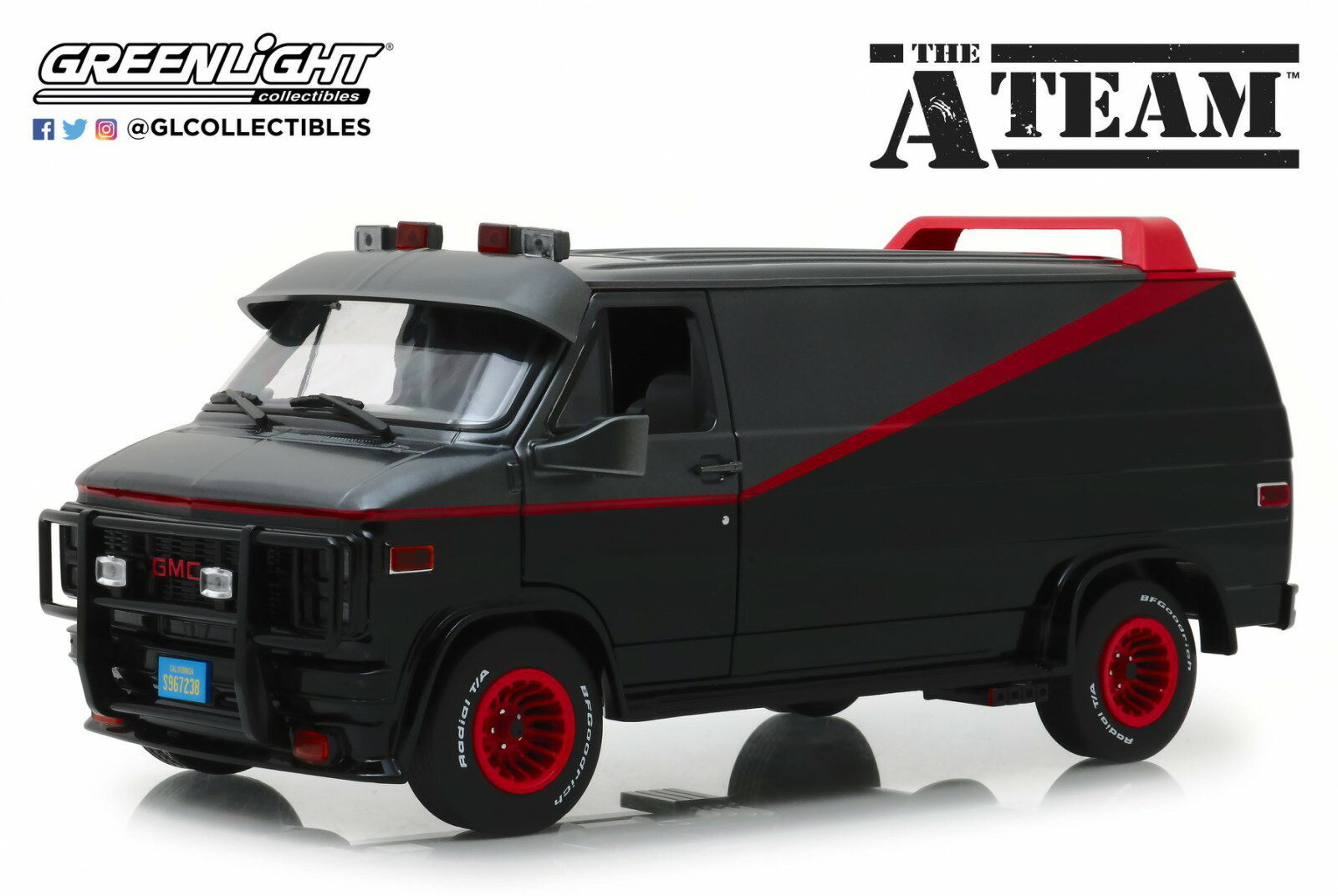 Greenlight グリーンライト TV映画公式商品 1:18 1983年モデル GMC Vandura ヴァンデューラ「特攻野郎Aチーム」1983 GMC Vandura 