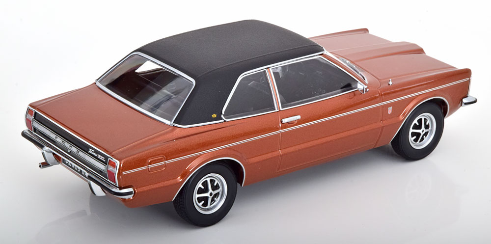 KK Scale 1/18 ミニカー ダイキャストモデル 1971年モデル フォード FORD ENGLAND - TAUNUS GT 1971 カッパーメタリック 2