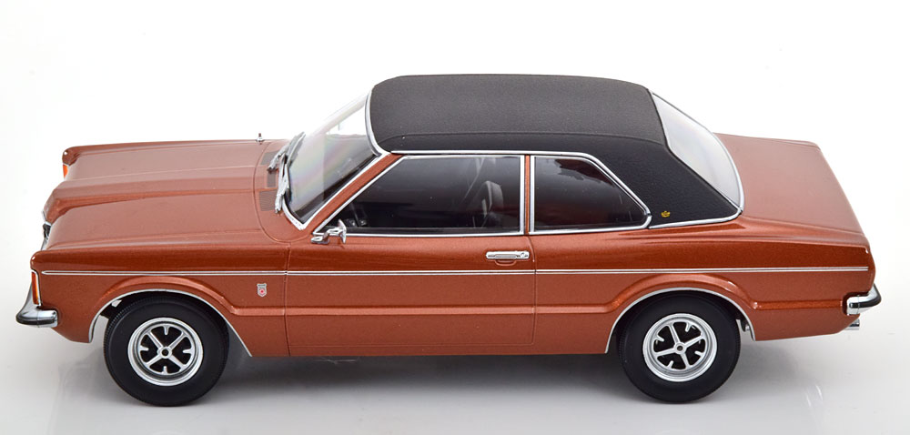 KK Scale 1/18 ミニカー ダイキャストモデル 1971年モデル フォード FORD ENGLAND - TAUNUS GT 1971 カッパーメタリック 3
