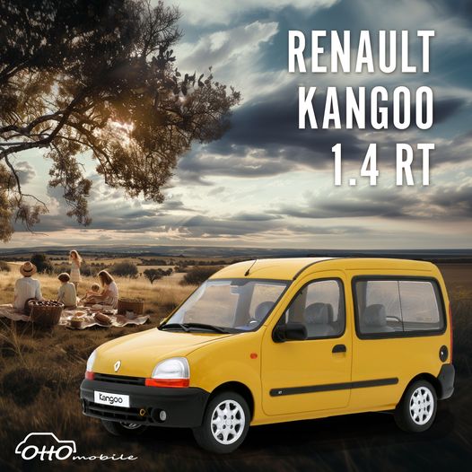 Otto Mobile otm474 オットモビル 1/18 ミニカー レジン プロポーションモデル 1998年モデル ルノー RENAULT - KANGOO 1.4 RT 1998 イエロー
