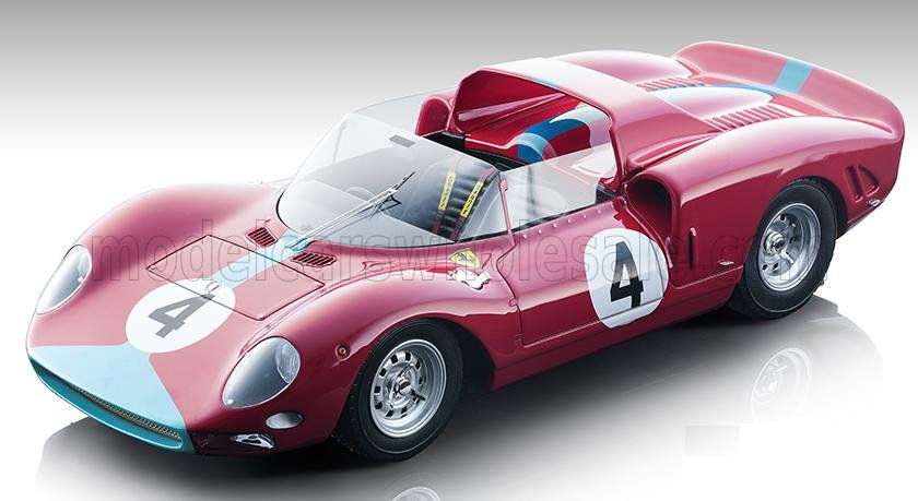 Tecnomodel テクノモデル 1/18 1965年ニュルブルクリンク1000KM フェラーリ FERRARI 275 P2 SPIDER TEAM MARANELLO CONCESSIONARIES No.4 1000km NURBURGRING 1965 GRAHAM HILL - JACKIE STEWART グラハム・ヒル/ジャッキー・スチアート