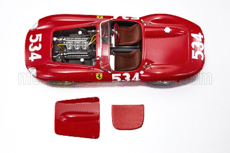 Topmarques トップマルケス 1/18 ミニカー レジン プロポーションモデル 1957年ミッレミリア フェラーリ FERRARI - 335S SPIDER No.534 MILLE MIGLIA 1957 PHIL COLLINS - LOUIS KLEMENTASKI