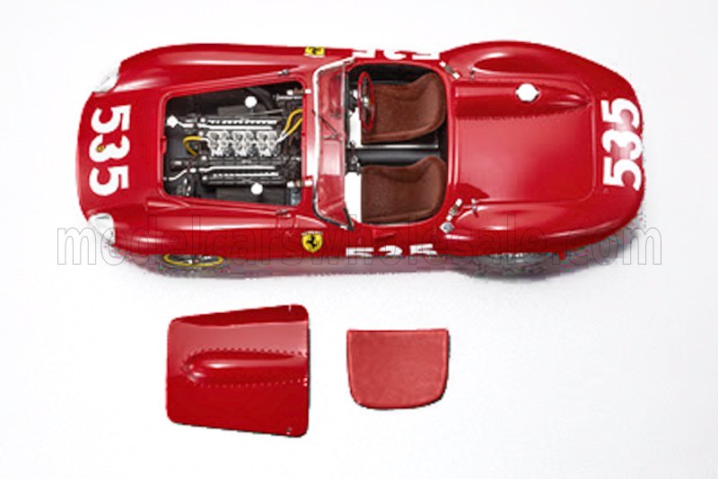 Topmarques トップマルケス 1/18 ミニカー レジン プロポーションモデル 1957年ミッレミリア 優勝モデル フェラーリ FERRARI 315S SPIDER No.535 WINNER MILLE MIGLIA 1957 PIERO TARUFFI