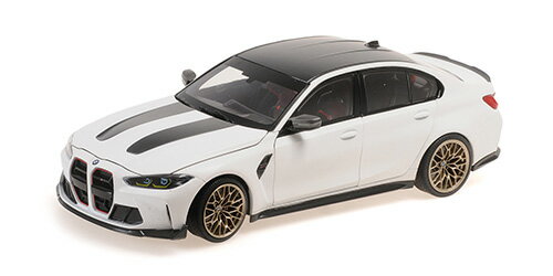 BMW - Minichamps ミニチャンプス 1/18 ミニカー ダイキャストモデル 2023年モデル BMW M3 CS 2023 アルピンホワイト