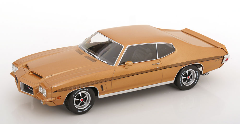 Rakuten - KK-Scale 1/18 ミニカー ダイキャストモデル 1972年モデル ポンティアック PONTIAC - GTO LeMans RAM AIR COUPE 1972 ライトブラウンメタリック