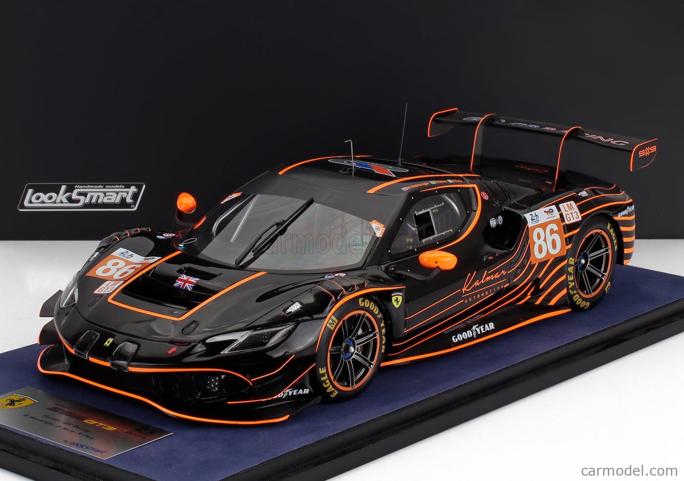 Looksmart 1/18 ミニカー レジン プロポーションモデル 2024年ルマン 24時間 フェラーリ FERRARI - 296 GT3 3.0L TURBO V6 TEAM GR RACING No.86 24h LE MANS 2024 RICCARDO PERA - DANIEL SERRA - MICHAEL WAINWRIGHT