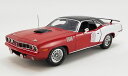 ACME 1/18 ミニカー ダイキャストモデル 1971年モデル プリムス Plymouth Hemi Cuda 1/1 Rallye Red 1971 レッド