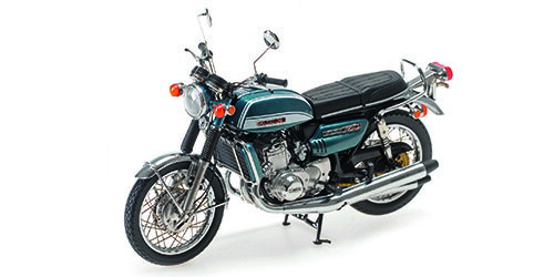 Minichamps ミニチャンプス 1/12 ミニカー ダイキャストモデル 1973年モデル スズキ Suzuki GT 750 J, 1973 グリーン