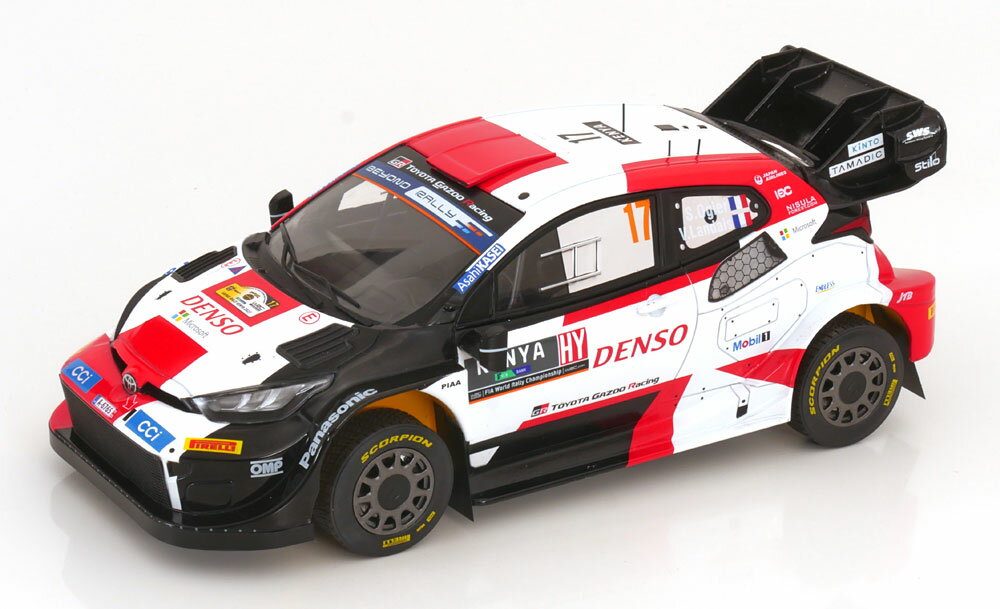 IXO  1/18 ߥ˥ 㥹ȥǥ 2023ǯե꡼ ͥǥ ȥ西 TOYOTA - YARIS GR HYBRID RALLY1 TEAM TOYOTA GAZOO RACING WRT No.17 WINNER RALLY SAFARI 2023 SEBASTIAN OGIER - VINCENT LANDAIS