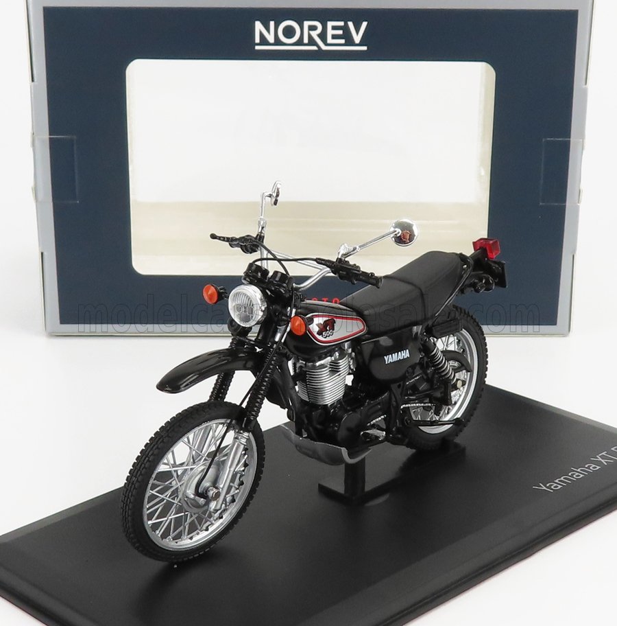Norev 1/18 ミニカー ダイキャストモデル 1988年モデル ヤマハ YAMAHA - XT500 1988 ブラック