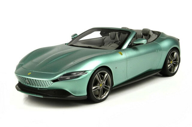 BBR 1/18 ミニカー レジン プロポーションモデル 2023年モデル フェラーリ ローマ Ferrari Roma Spider 2023 VERDE TEVERE グリーンメタリック