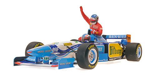 Minichamps ߥ˥ץ1/18 ߥ˥ 㥹ȥǥ 1995ǯʥGP BENETTON RENAULT B195 MICHAEL SCHUMACHER CANADIAN GP 1995 (W/FIGURINE ALESI 󡦥쥸ե奢դ)