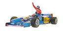 Minichamps ミニチャンプス　1/18 ミニカー ダイキャストモデル 1995年カナダGP BENETTON RENAULT B195 MICHAEL SCHUMACHER CANADIAN GP 1995 (W/FIGURINE ALESI ジャン・アレジフィギュア付き)