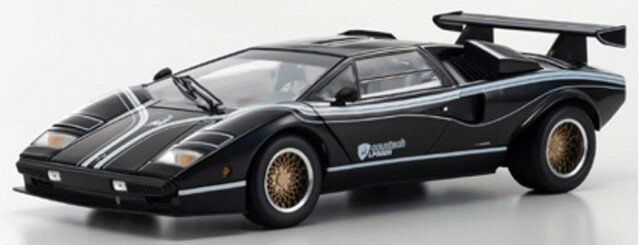 Kyosho 京商 1/18 ミニカー ダイキャストモデル 1982年モデル ランボルギーニ LAMBORGHINI COUNTACH LP500R ブラック