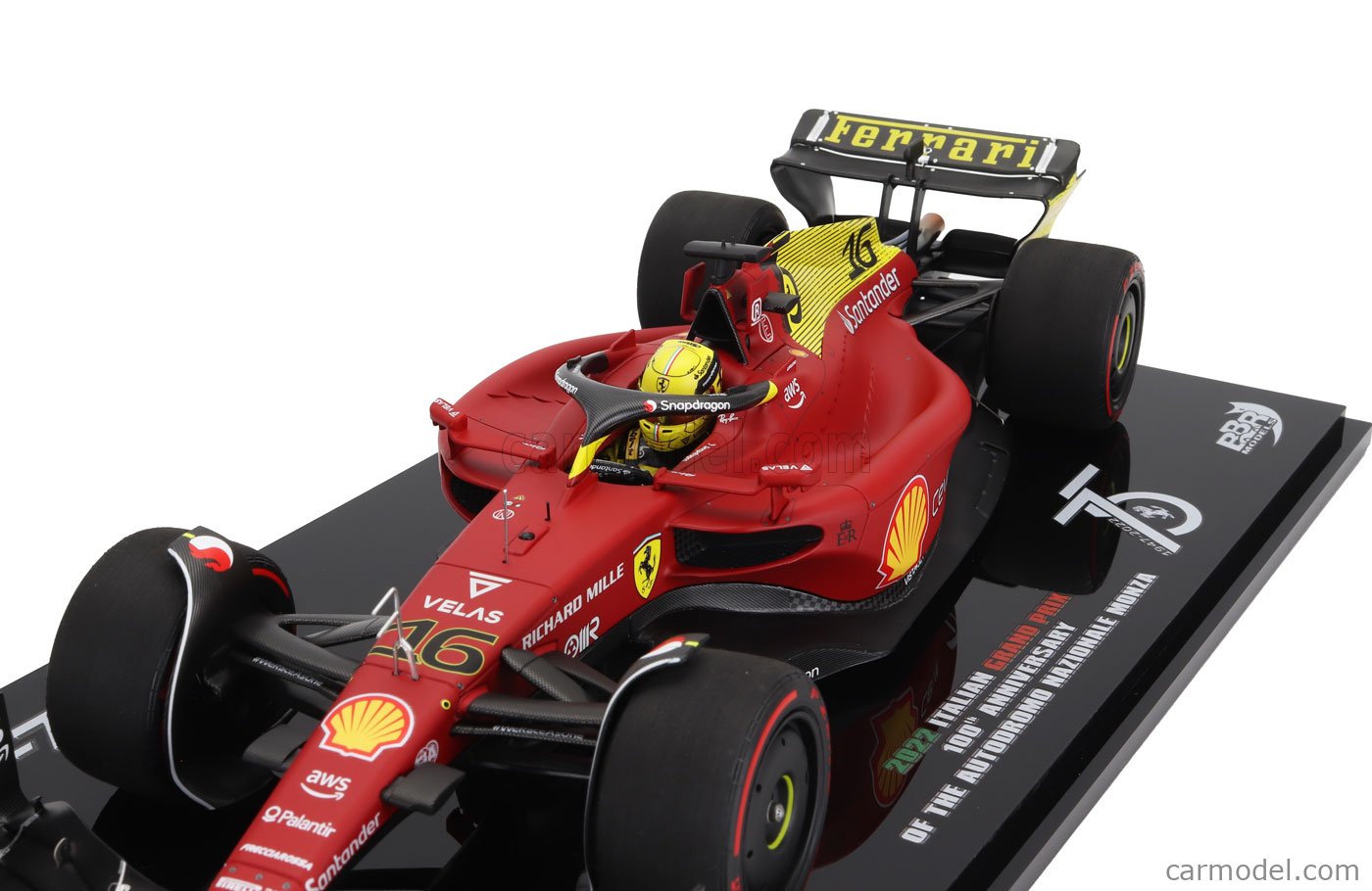 BBR 1/18 ミニカー ダイキャストモデル 2022年9月モンツァ・イタリアGP ポールポジション 第2位 フェラーリ FERRARI - F1-75 SCUDERIA FERRARI No.16 2nd MONZA GP ITALY (POLE POSITION) 2022 CHARLES LECLERC