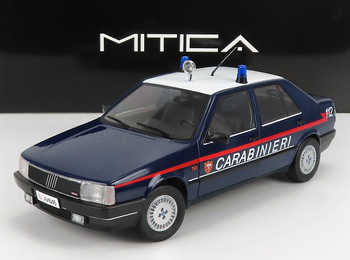 Mitica 1/18 ミニカー ダイキャストモデル 1988年モデル フィアット FIAT CROMA 2.0 TURBO IE CARABINIERI 1988 POLICE 警察車両