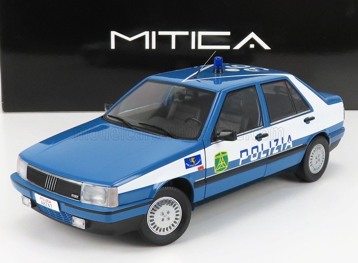 Mitica 1/18 ミニカー ダイキャストモデル 1987年モデル フィアット FIAT CROMA CHT POLIZIA 1987 POLICE 警察車両