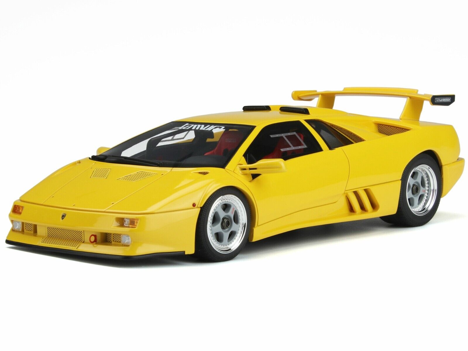 GT Spirit 1/18 ミニカー レジン プロポーションモデル 1990年モデル ランボルギーニ LAMBORGHINI DIABLO JOTA CORSA イエロー