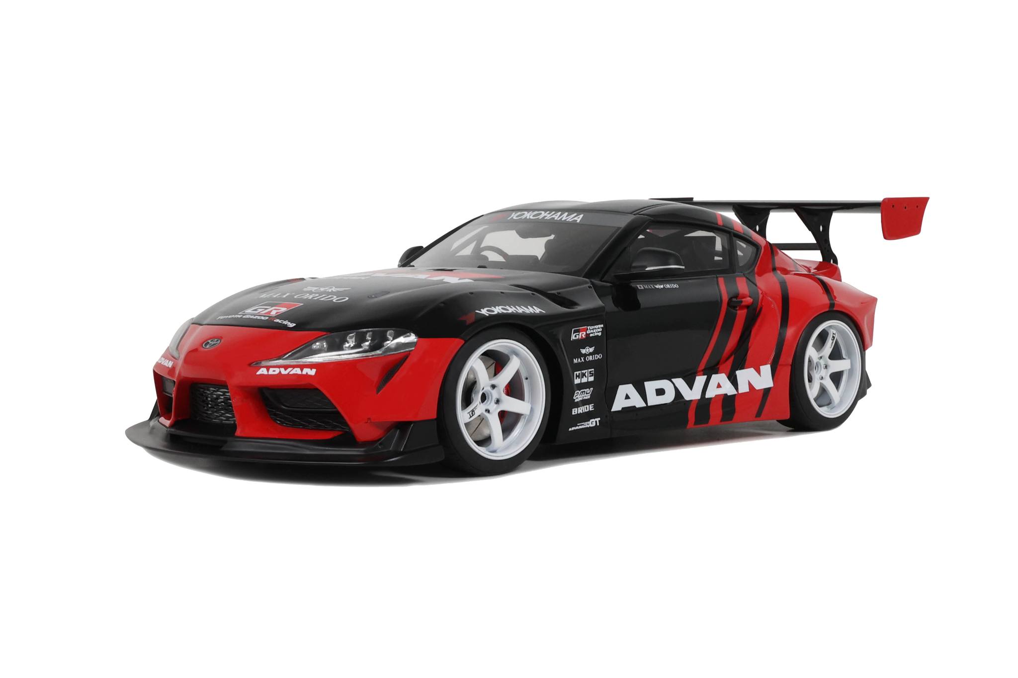 GT Spirit 1/18 ミニカー レジン プロポーションモデル 2020年モデル トヨタ TOYOTA - SUPRA GR (A90) BY ADVAN 2020 ブラック
