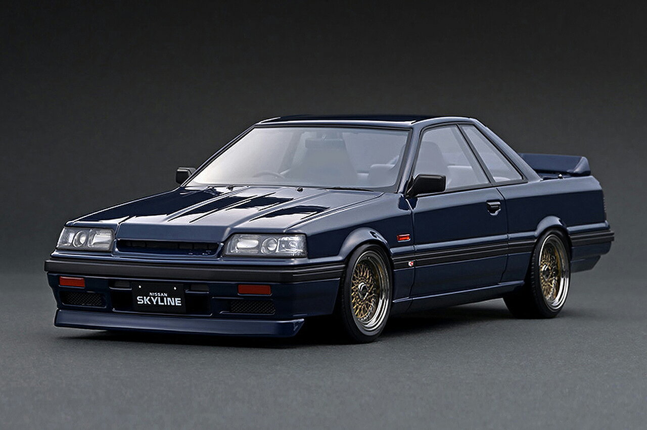 Ignition Model イグニッションモデル 1/18 ミニカー レジン プロポーションモデル 1987年モデル 日産 Nissan Skyline GTS-R (R31) Blue Black