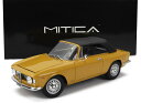 Mitica 1/18 ミニカー レジン プロポーションモデル 1964年モデル ALFA ROMEO GIULIA 1600 GTC CABRIOLET Closed 1964 INTERIOR BLACK - GIALLO OCHRE イエロー(3)