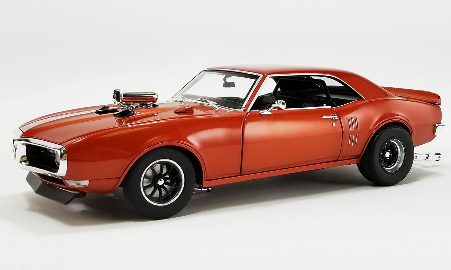 ACME 1/18 ミニカー ダイキャストモデル 1968年モデル ポンティアック 1968 Pontiac Firebird Drag Outlaw in Custom Metallic Orange