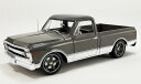 ACME 1/18 ミニカー ダイキャストモデル 1969年モデル シボレー CHEVROLET C10 CUSTOM - LS-10 1968 グレーメタリック