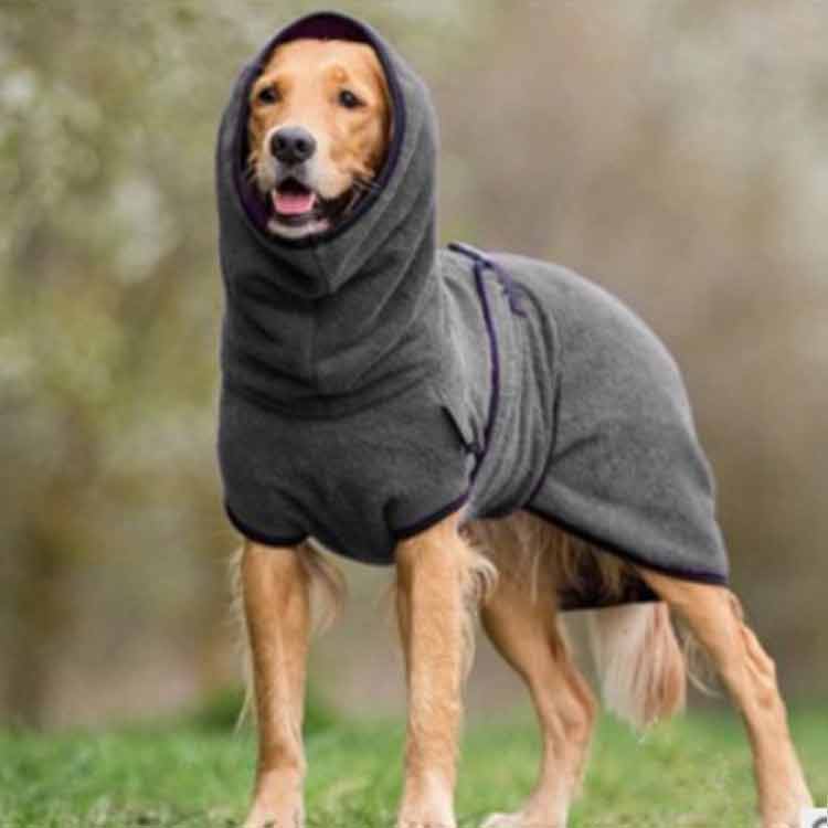 du-mit楽天市場店の中型犬 バスローブ 犬 大型犬 タオル 小型犬 シャワー ペット用 ペット 大判サイズ マイクロファイバー バスローブ 柔らかい ペット用品 猫 お風呂 バスタオル 犬 バスローブ バスタオル ペットローブ 超吸水 お風呂上がり ガウン バスポンチョ｜アングル3
