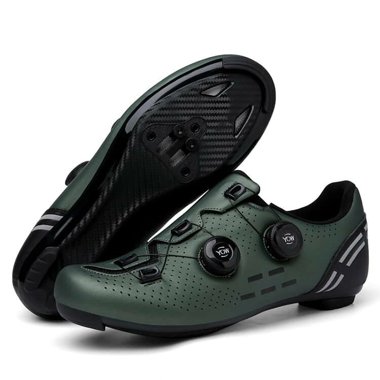 ロードバイクシューズ MTBシューズ BOAダイヤル 通気性 快速靴紐 サイクルシューズ...