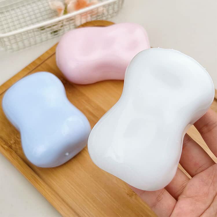 石鹸 癒しグッズ スクイーズ おもちゃ やわらかい もちもち ぷにぷに 握るおもちゃ せっけん スクイーズ玩具 低反発 ストレス解消グッズ 手のひらサイズ かわいい スクイーズ 面白い おもしろ雑貨 子供 大人 プレゼント du-mit-10007600 du-mit楽天市場店 サンプル画像3