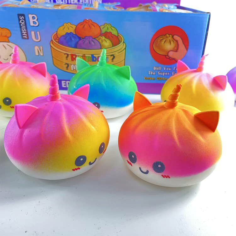 4個入り 選べる6種 もちもち ストレス 玩具 dumpling 肉まん squishy 4個入り 解消 水感 低反発 柔らかい 握る玩具 知育 景品 餃子型 高反発 スクイーズ 子供 大人兼用 ミステリー餃子スクイーズボックス 中華まん ユニコーン du-mit-10010495 du-mit楽天市場店 サンプル画像3