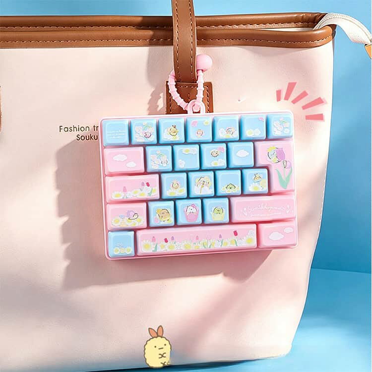 キーホルダー 26キー キーリング ミニキーボード キーボード クリックトイ キーチェーン付き SNSで話題 クリック ASMR ストレス解消 指先遊び SNSで話題 カラフル バッグチャーム ミニキーボード おもちゃ 携帯便利 大人 子供 プレゼント ギフト du-mit-10010664 du-mit楽天市場店 サンプル画像2