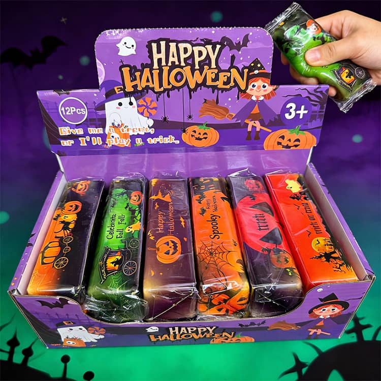 かぼちゃ おもちゃ 12個セット スクイーズ かわいい SNS人気 ハロウィン ストレス発散 ぷにぷに おばけ プレゼント 握るおもちゃ 可愛い 癒し系 バター ハロウィン 景品 ギフト かわいい雑貨 ご褒美 販促品 子供 大人兼用 男の子 女の子 du-mit-10013934 du-mit楽天市場店 サンプル画像2